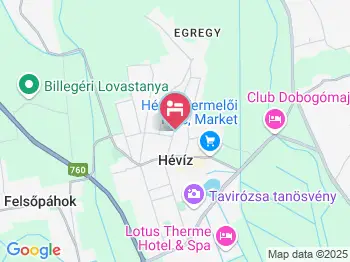 Mária Apartmanház Hévíz a térképen