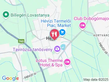 Márvány Étterem Hévíz a térképen