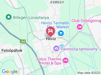 Relax Apartmanház Hévíz a térképen