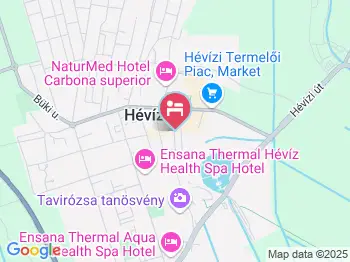 Mirage Apartman Hévíz a térképen