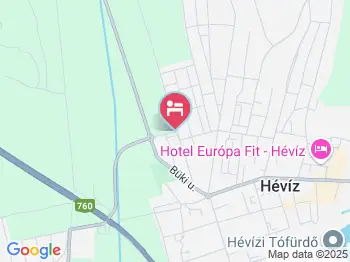 Napfény Apartmanház Hévíz Hévíz a térképen
