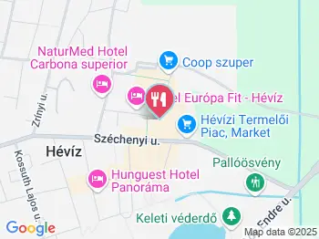 Parasztudvar Büfé Hévíz a térképen