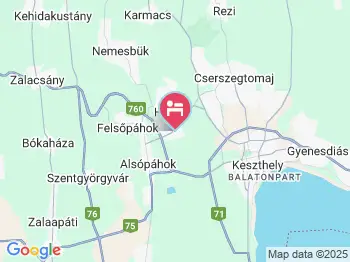 Lotus Therme Hotel & Spa Hévíz a térképen