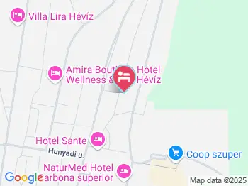 Szécsényi Apartman Hévíz a térképen