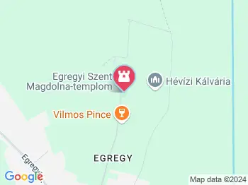 Szent Magdolna-templom Hévíz a térképen