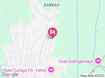 Tislerics Vendégház Hévíz a térképen