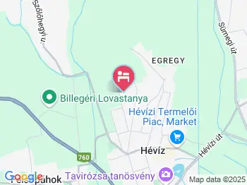 Vénmárkus Vendégház Hévíz a térképen