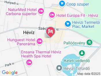 Villa City Center Hévíz a térképen