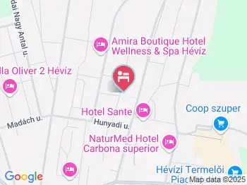 Villa Karibu Hévíz a térképen