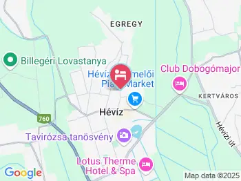 Villa Sviatoslav Hévíz a térképen