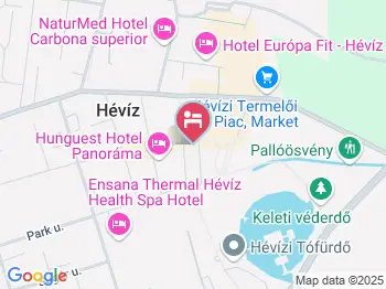 Violetta Apartman Hévíz a térképen