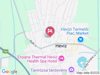 Williams Haus Vendégház Hévíz a térképen