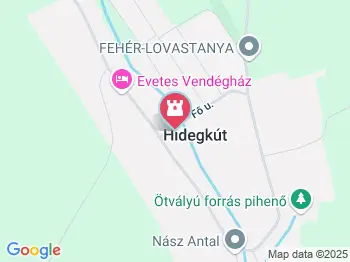 Szent István emlékszobor Hidegkút a térképen