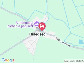 Büszke Tanya Panzió Hidegség a térképen