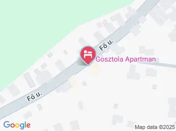 Gosztola Apartmanház Hidegség a térképen