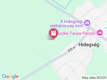 Laci bácsi csőszkunyhója Hidegség a térképen