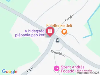 Papkert Hidegség a térképen