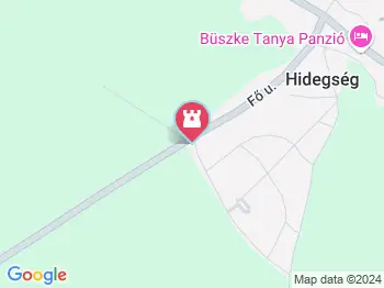 Szent Jakab zarándok kápolna Hidegség a térképen