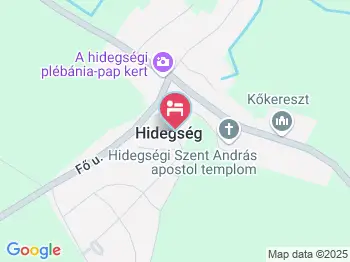 Szent András Fogadó Hidegség a térképen
