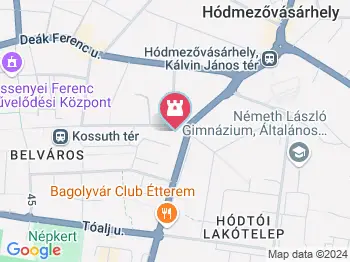 Emlékpont Hódmezővásárhely a térképen