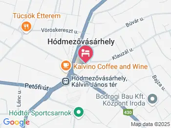 Hotel Fáma Hódmezővásárhely a térképen