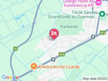 Kishomoki Vendégház Hódmezővásárhely a térképen