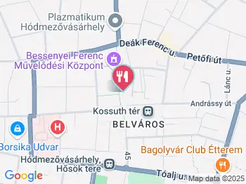 Lucullus Ételbár Hódmezővásárhely a térképen