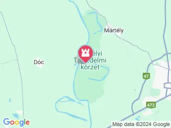 Mártélyi Tájvédelmi Körzet Hódmezővásárhely a térképen