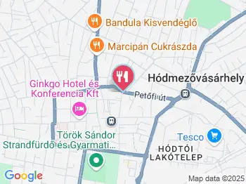 Sólyom Bisztró Hódmezővásárhely a térképen