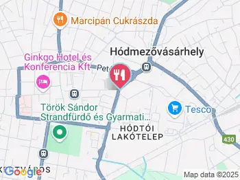 Sport Vendéglő Hódmezővásárhely a térképen