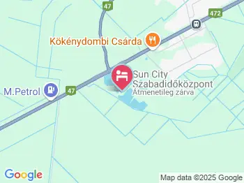 Sun City Vízisport Paradicsom Hódmezővásárhely a térképen
