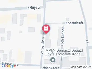 Városháza Hódmezővásárhely a térképen