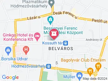 Virág ornamentika Hódmezővásárhely a térképen