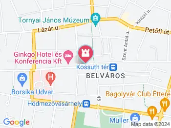 Vízmerítő Hódmezővásárhely a térképen