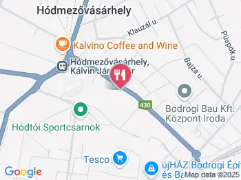 Western Pizzéria Hódmezővásárhely a térképen