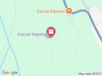 Csicsói kápolna és Szentkút Hőgyész a térképen