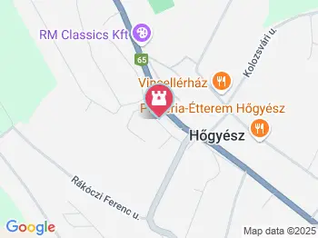 Ulmi doboz Hőgyész a térképen