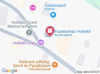 Fazekasház Hollókő a térképen