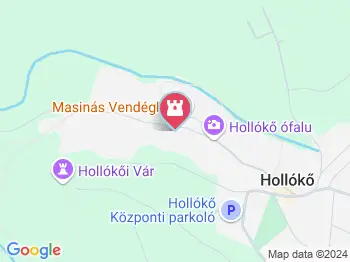 Guzsalyas Hollókő a térképen