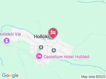Ispán Vendégház Hollókő a térképen