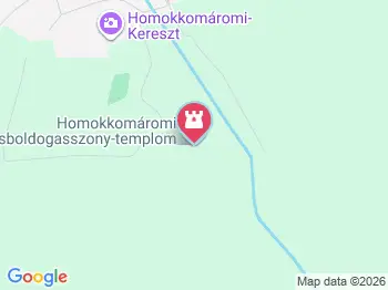 Kisboldogasszony-templom Homokkomárom a térképen