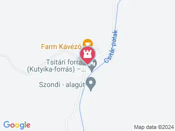 Tsitári forrás – Mária kegyhely Hont a térképen