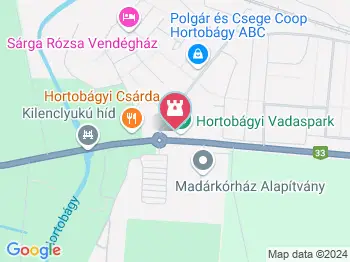 Daru szoborcsoport Hortobágy a térképen