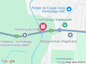 Kilenclyukú híd Hortobágy a térképen