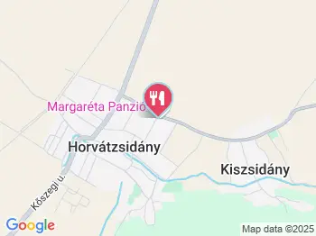 Margaréta Csárda & Panzió Horvátzsidány a térképen
