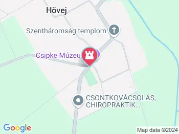 Höveji Kultúrház - Csipkegyűjtemény Hövej a térképen
