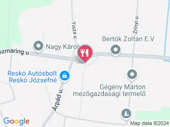 Mega Pizzéria Ibrány a térképen