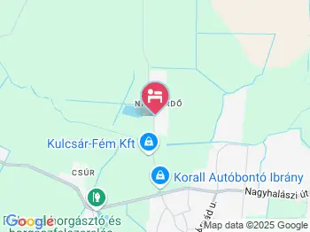 Tavi Tündér Panzió Ibrány a térképen