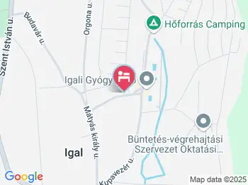 Iluska Panzió Igal a térképen