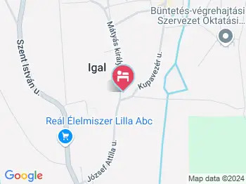 Kétpáva Vendégház Igal a térképen